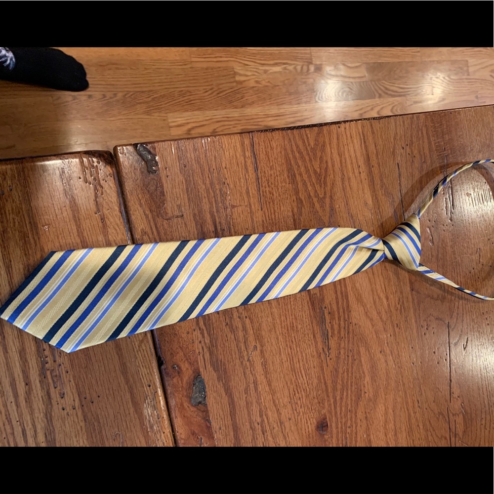 Yellow Stripped Tie
